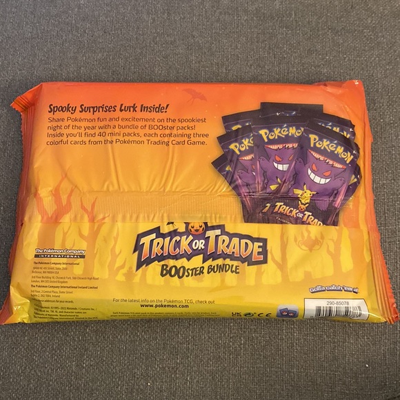 New Pokémon 2022 Trick or Trade BOOster TCG Bundle 120 Cards - Picture 2 of 2